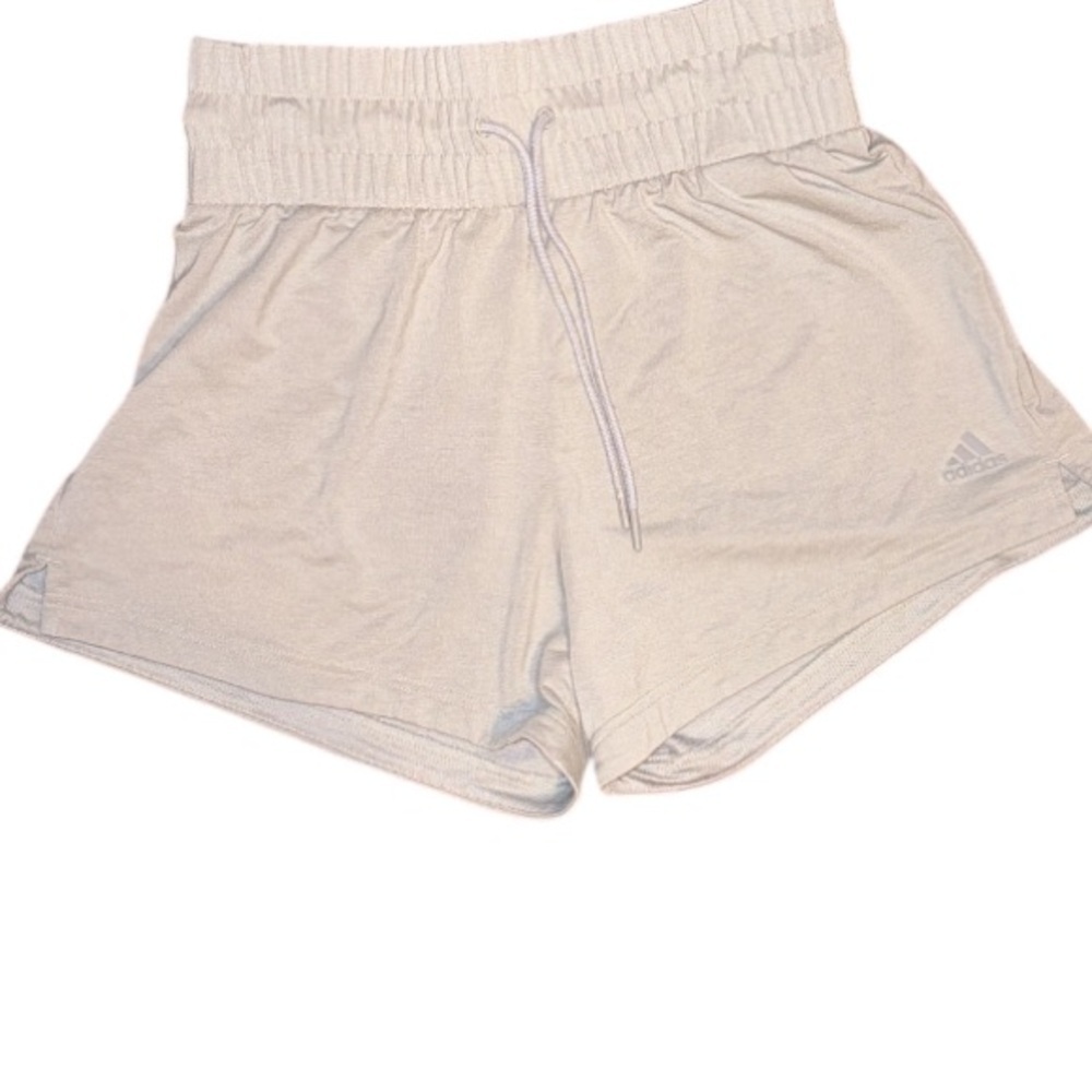 Adidas Women’s Gray Athletic Shorts with Elastic Waistband